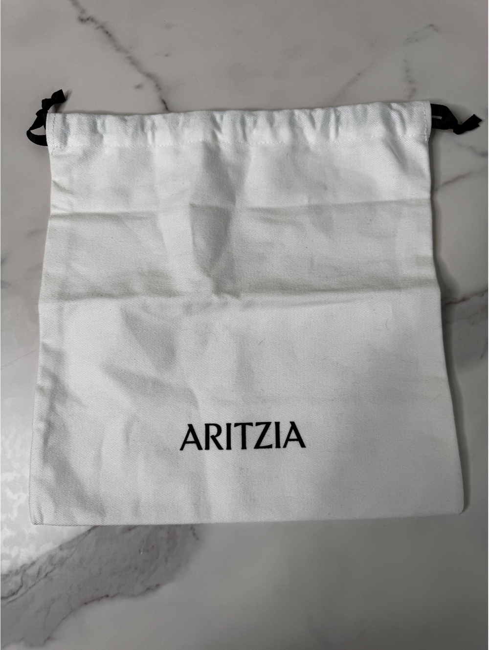 Aritzia Dust Bag 9.5”x9.75” White New